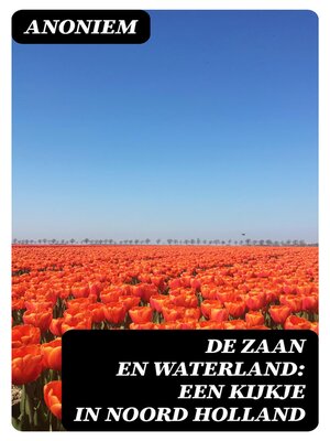 cover image of De Zaan en Waterland